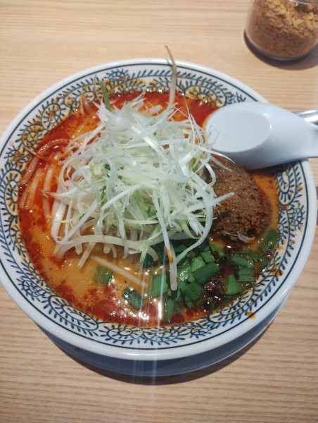 「ごま香る担々麺」@丸源ラーメン 前橋天川原店の写真