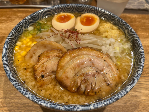 「得焙煎味噌そば」@麺恋処 爆龍の写真