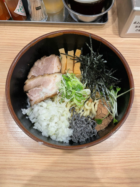 「味噌油そば(890円)」@麺屋 あびすけ 武蔵新城店の写真