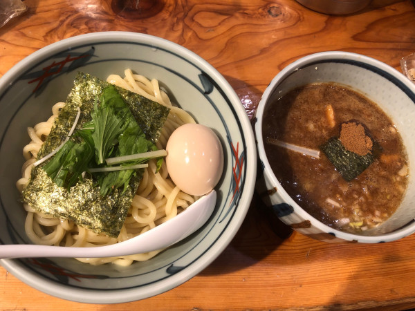 「濃厚魚介つけ麺」@麺屋まいどの写真