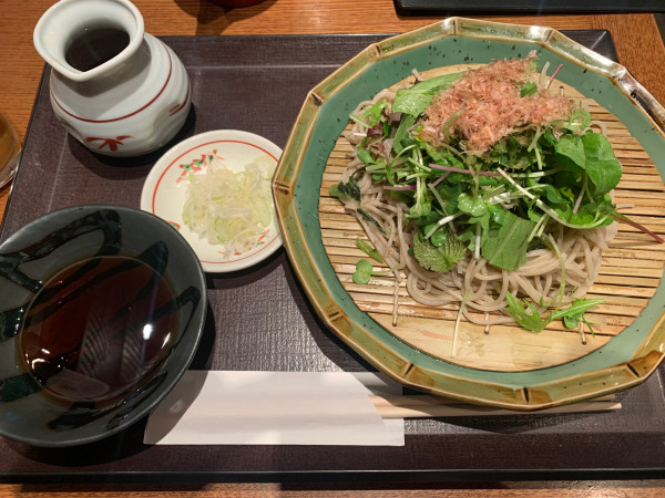 「葉わさびそば 1300円」@信州そば あずみ野の写真