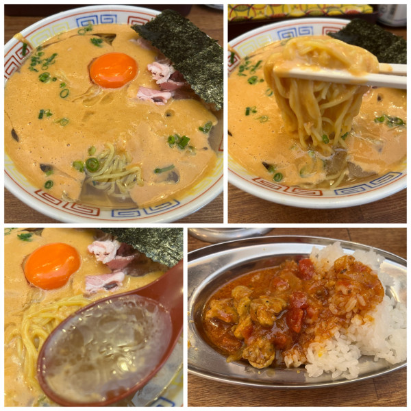 「【限定】冷やし納豆ヌードル800円グルグルカレー350円」@GURU GURU SIROHEBI NOODLE 研究所の写真