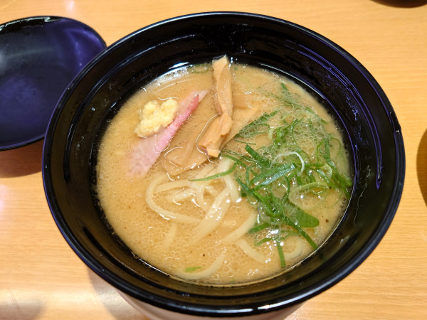 「三寅監修  味噌ラーメン(生姜入り)」@スシロー 大森駅前店の写真