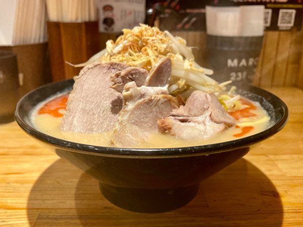 「辛味噌ラーメン ＋ もやし炒め」@花木流味噌 三鷹店の写真