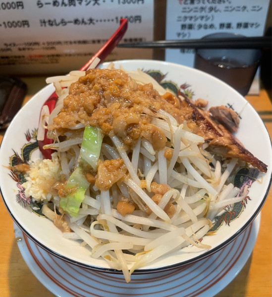 「汁なしらーめん」@スタ麺 あひるの写真
