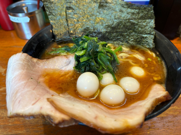 「ラーメン、うずら、チャーシュー」@末廣家の写真