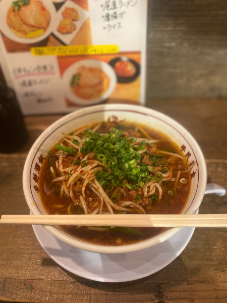 「辛麺」@尾道ラーメン 一 福山駅前店の写真