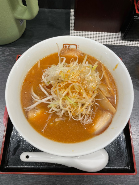 「味噌味ねぎラーメン (990円)」@喜多方ラーメン 坂内 武蔵新城店の写真