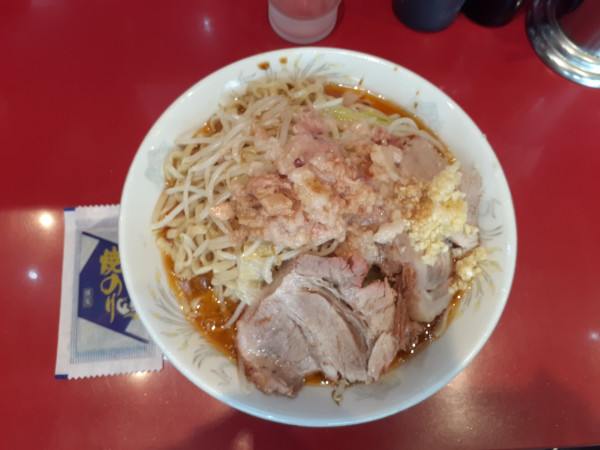 「大ラーメン、汁なし」@ラーメン二郎 西台駅前店の写真