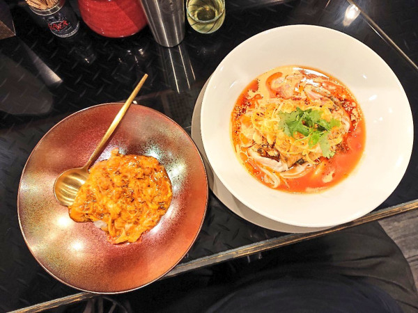 「【限定】ヨダレドリ トマトスープの冷たいラーメン、など」@トーキョーニューミクスチャーヌードル 八咫烏 CHIKARABOの写真