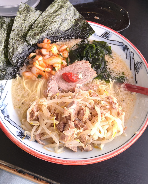 「塩ラーメン+もやし､半ライス」@ラーメンショップ 122号騎西店の写真