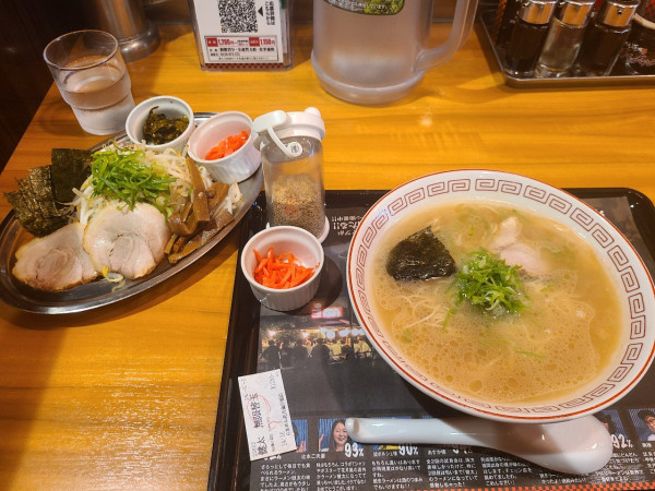 「【限定】健太とんこつ」@らあめん花月嵐 中延店の写真