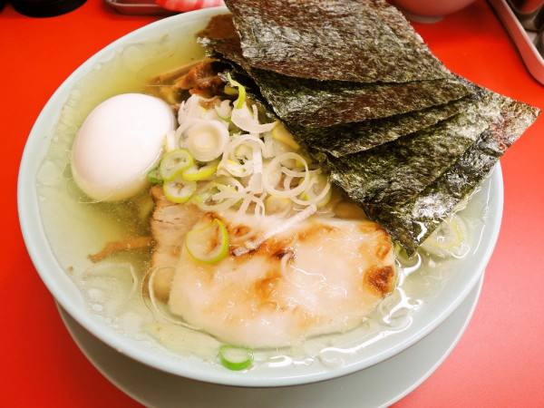 特上中華そば（塩変更）（1,100円）