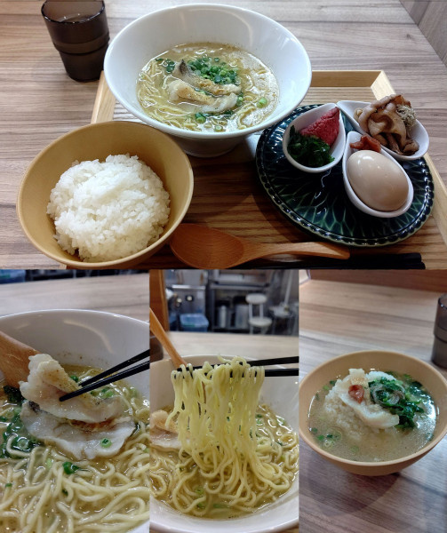 「『特製甘鯛らあ麺(¥1650)』とランチサービスごはん」@三代目 善平の写真