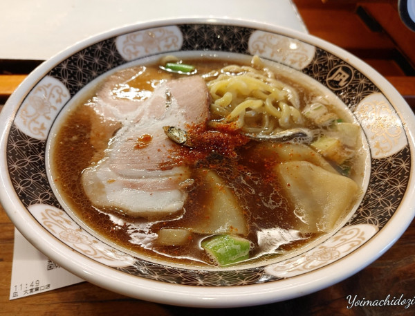 「すごい煮干しラーメン」@ラーメン凪 大宮店の写真