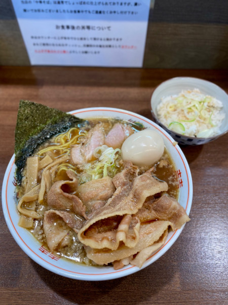 「特製馳走100 悪魔肉」@一条流中華そば 智颯の写真