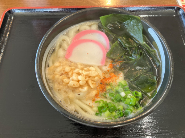 「わかめうどん」@かわみなみ食堂の写真