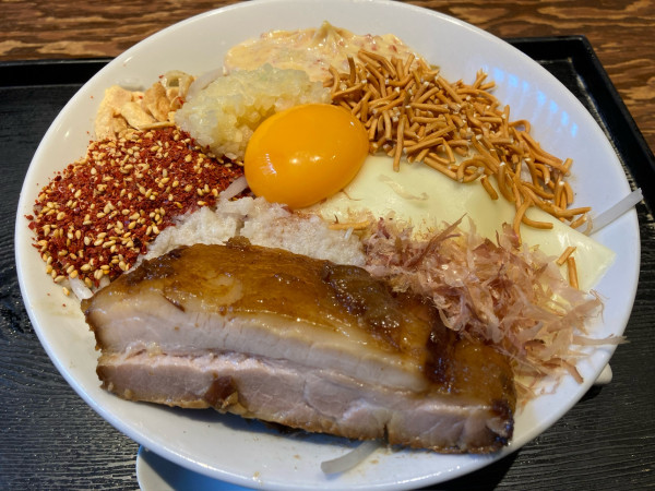 「まぜそば・並・全増し」@麺屋大和の写真