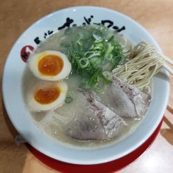 長浜ラーメン(750円)＋煮玉子（120円）