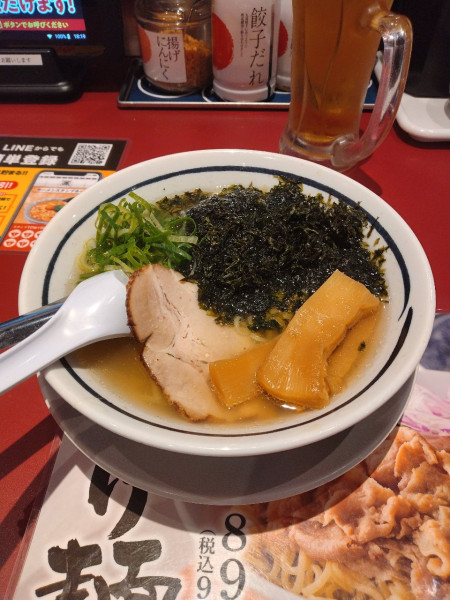 「磯海苔塩ラーメン」@丸源ラーメン 三河安城店の写真