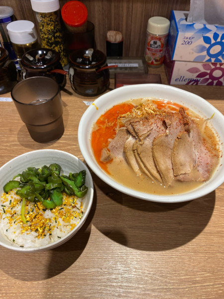 「辛味噌ネギチャーシュー麺」@花木流味噌  藤沢店の写真
