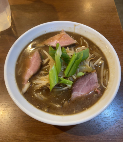 「炙り味噌ラーメン（900円）」@らぁめん 甚 西中島店の写真