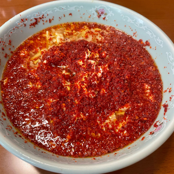 「ニュータンタンメン ハーフ 大辛 780円」@元祖ニュータンタンメン本舗 上田店の写真