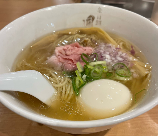 「味玉金目鯛らぁ麺」@らぁ麺 鳳仙花の写真