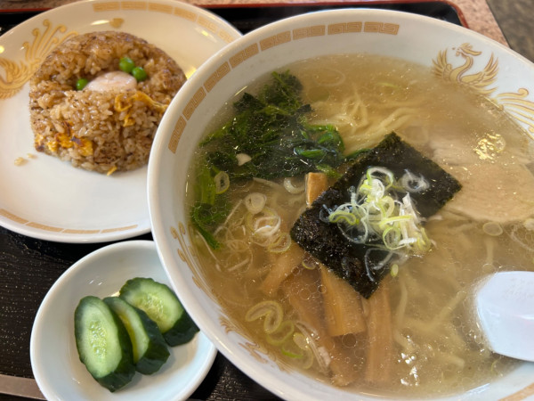 「ラーメンセット(塩)900円」@中華料理 河童軒の写真