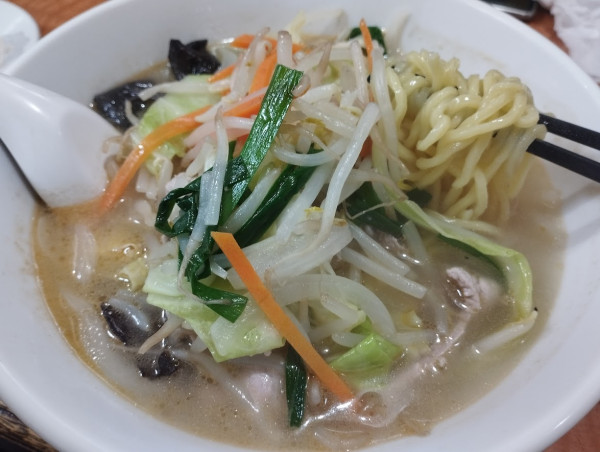 「タンメン(700)」@中華 みかく亭の写真