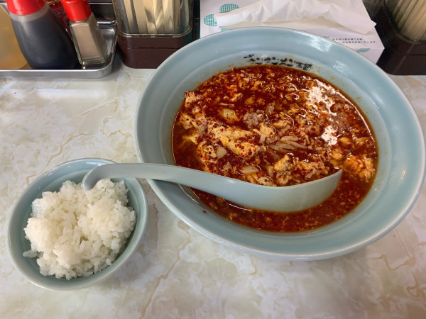 「ランチ①(タンタンメンとライス)」@元祖ニュータンタンメン本舗イソゲン 武蔵小杉店の写真