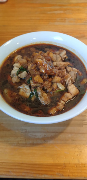 「(限定)スタ満ソバ(並)」@つけ麺 弥七の写真