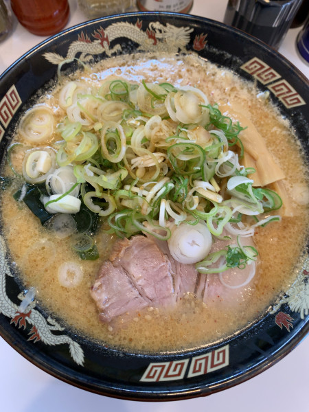 「ネギ味噌らーめん」@北海道らーめんみそ熊 東陽町店の写真