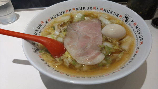 「煮玉子ラーメン」@どうとんぼり神座 アトレ恵比寿店の写真
