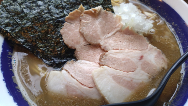 「鬼煮干しそば　+2　煮干し増し 麺大盛り」@麺匠 濱星 溝の口店の写真