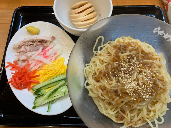 「冷し中華そば帆夏(ｽﾗｲｽ味玉)中盛り」@らあめん花月嵐 いわき湯本店の写真