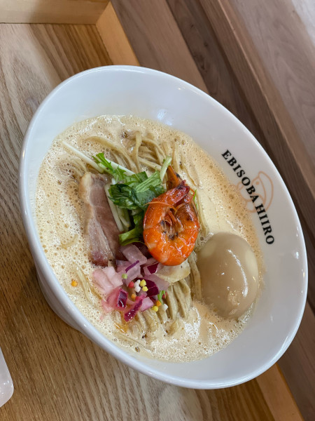 「濃厚えびそば（汐）」@えびそば 緋彩の写真