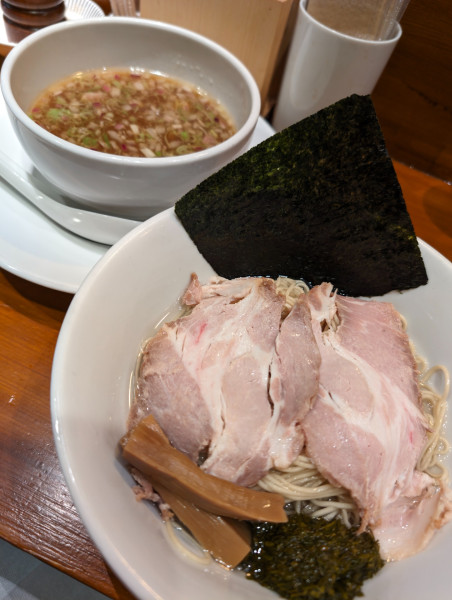 「昆布水つけ麺」@拉麺 伍年食堂の写真