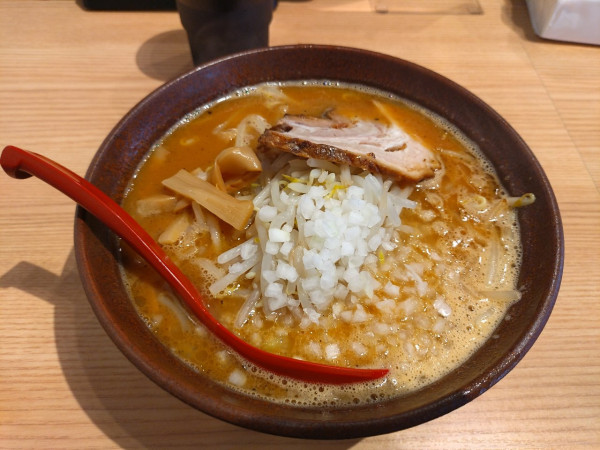 「赤味噌ラーメン1,100円」@札幌味噌ラーメン アウラの写真
