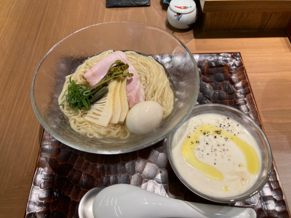 「筍の冷やしつけそば」@饗 くろ㐂の写真