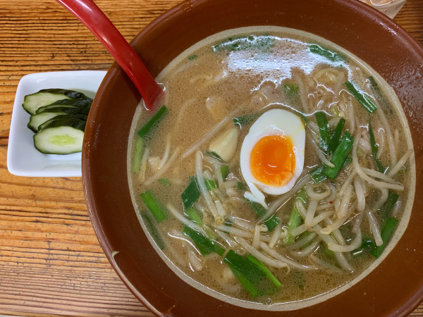 「サッポロ味噌ラーメン(ﾆﾝﾆｸ入り)」@味の一番の写真