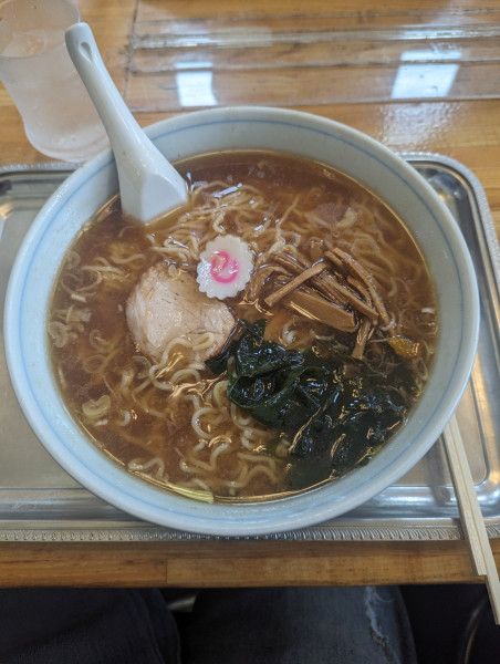 「中華麺（麺硬め、味濃いめ）」@大勝軒 武蔵増戸店の写真