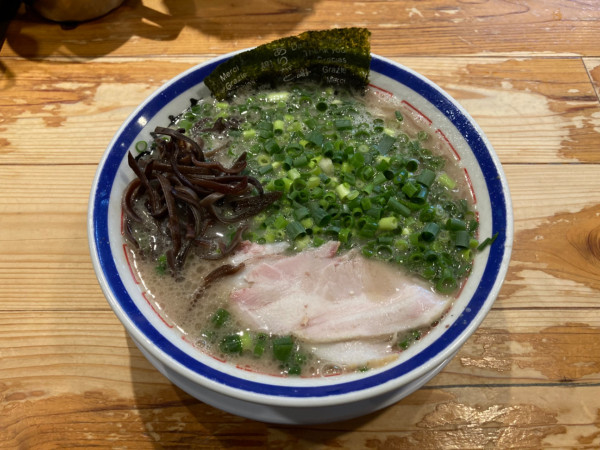 「ねぎらーめん」@博多長浜らーめん 田中商店の写真