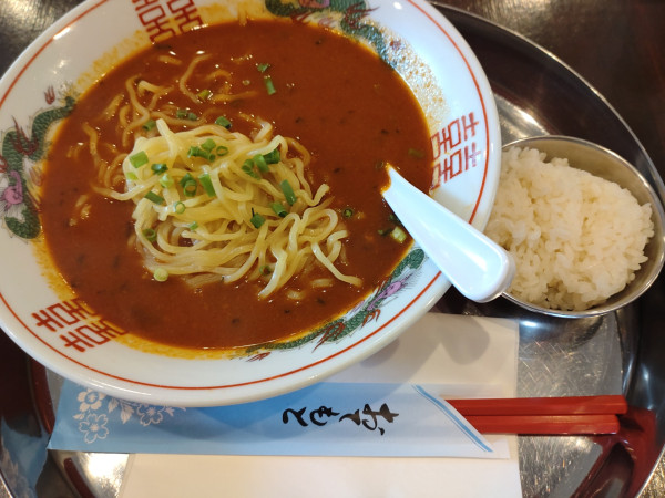 「(ランチ)カレーラーメンセット 950円」@SAINOの写真