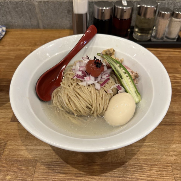 「冷やしあさりそば」@麺処 青野の写真