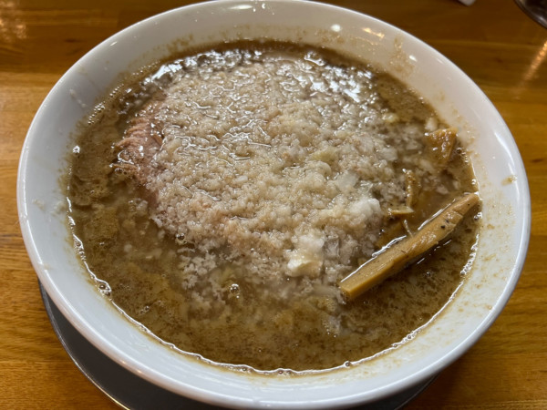 「中華そば＋背脂」@中華そば136の写真