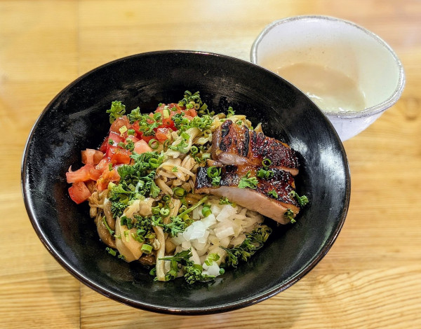 「浅利とキノコの和えつけそば【期間·数量限定】」@麺 㐂色の写真