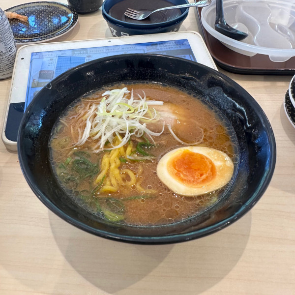 「濃厚北海道味噌ラーメン」@はま寿司 太田浜町店の写真