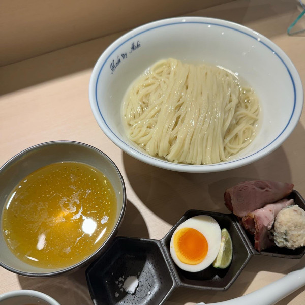 「濃密昆布水つけ麺白」@中華蕎麦 あお木 secondの写真