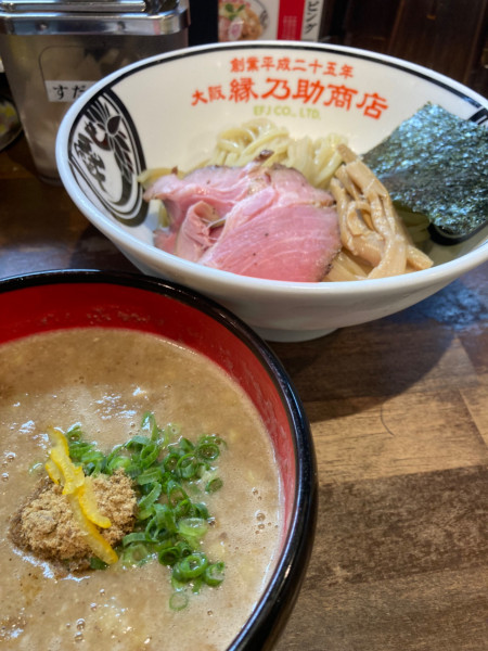 「真骨鶏魚介つけ麺¥1,250」@縁乃助商店の写真